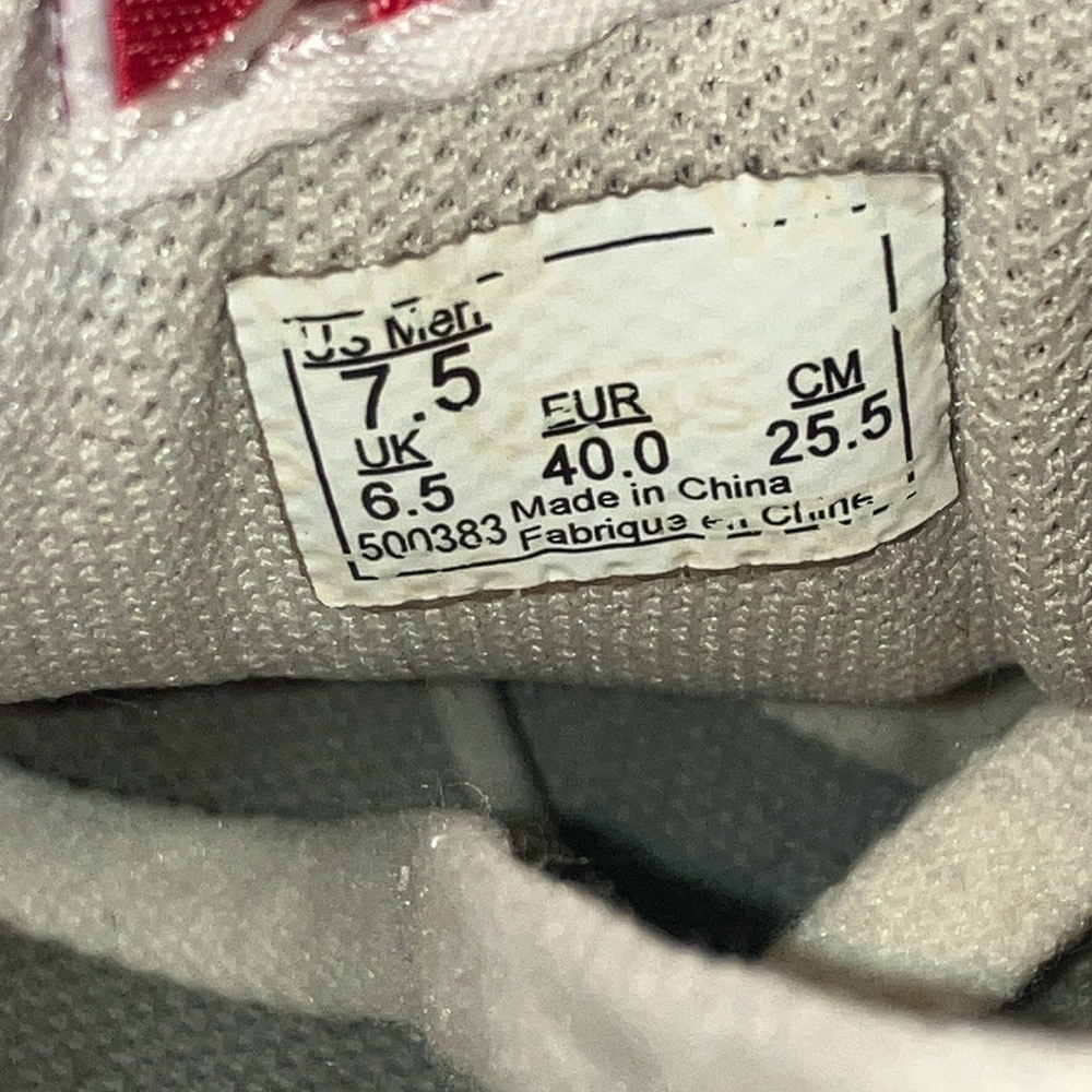 Vans men’s size 7 1/2 grey/ Beige / light blue Sneakers / runners SOME WEAR - Picture 6 of 16